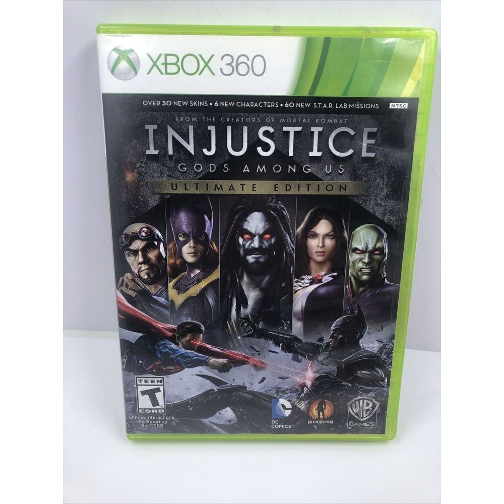 *Injustice Gods Among Us Ultimate Edition - Microsoft Xbox 360 -